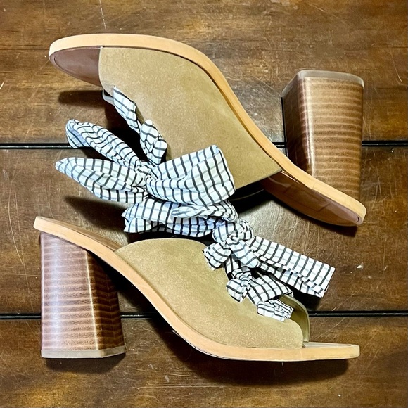 Dolce Vita Aleeya Leather Heeled Sandals - Size 8M - Picture 1 of 8